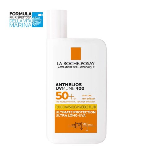 La Roche Posay Anthelios UV Mune 400 Fluide Invisible SPF 50+(mbrojtes nga dielli pa ngjyre )